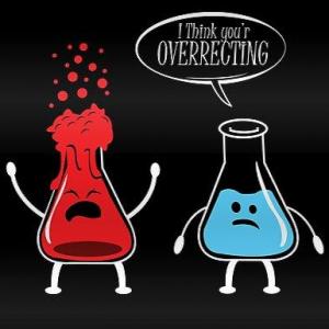 Imagen de portada del videojuego educativo: Reacciones químicas Inorgánicas, de la temática Química