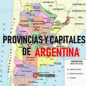 Imagen de portada del videojuego educativo: Provincias y capitales de Argentina, de la temática Geografía