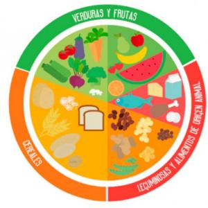 Imagen de portada del videojuego educativo: Plato del bien comer, de la temática Salud