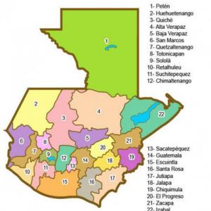 Municipios del país