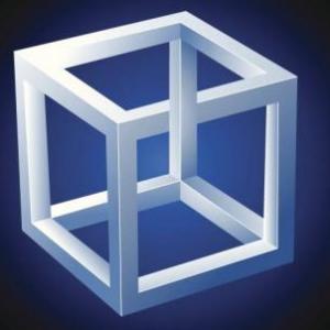 Imagen de portada del videojuego educativo: Los elementos del cubo, de la temática Matemáticas