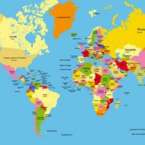 Imagen de portada del videojuego educativo: Países del mundo, de la temática Geografía