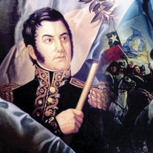 Imagen de portada del videojuego educativo: JOSÉ DE SAN MARTÍN , de la temática Historia