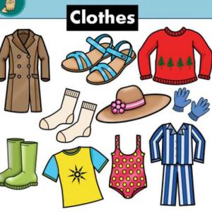 Imagen de portada del videojuego educativo: CLOTHES, de la temática Idiomas