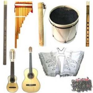 Imagen de portada del videojuego educativo: Instrumentos musicales Bolivianos, de la temática Música