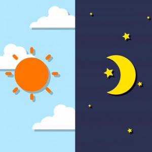 Cosas que pasan cuando sale el Sol  y otras que suceden cuando sale la la luna