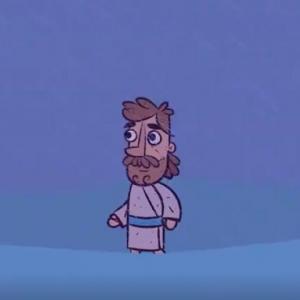 JESUS CAMINA SOBRE EL AGUA