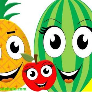 Imagen de portada del videojuego educativo: Fruits, de la temática Idiomas