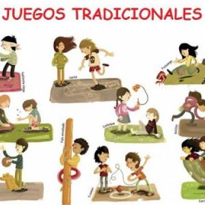 Imagen de portada del videojuego educativo: Juegos Tradicionales, de la temática Deportes