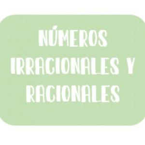 Imagen de portada del videojuego educativo: Números Racionales e Irracionales., de la temática Matemáticas