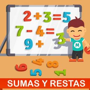 Portada del juego Sumas y restas – Matemáticas