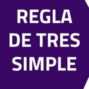 Imagen de portada del videojuego educativo: REGLA DE 3 SIMPLE, de la temática Matemáticas