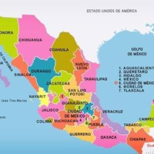 División política de México