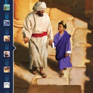 Imagen de portada del videojuego educativo: 2021-4T-L03 El cofre del tesoro del rey, de la temática Religión