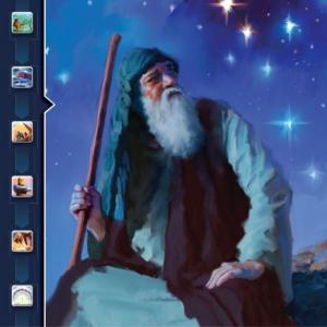 Imagen de portada del videojuego educativo: 2021-3T-L06 Dios prueba a Abraham, de la temática Religión