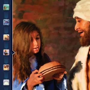 Imagen de portada del videojuego educativo: 2021-3T-L08 El viaje a Jerusalén, de la temática Religión