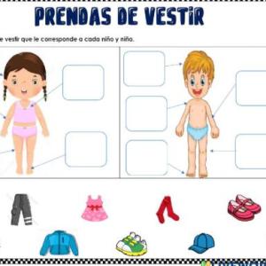 Imagen de portada del videojuego educativo: juego de prendas de vestir, de la temática Ciencias