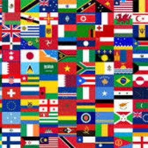 Imagen de portada del videojuego educativo: Banderas del Mundo, de la temática Sociales