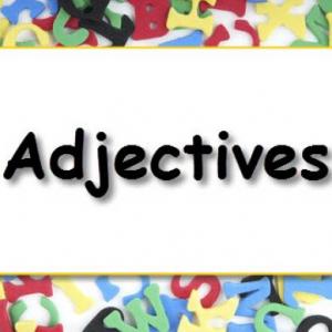 Adjetives