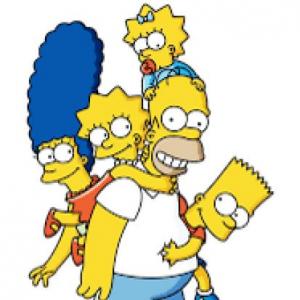 What are Simpsons Family doing?