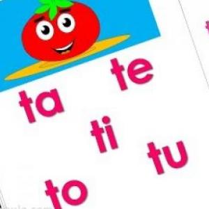Imagen de portada del videojuego educativo: Memoria de las silabas con T, de la temática Literatura