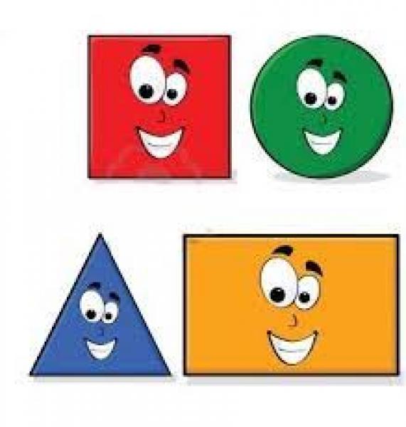 Imagen de portada del videojuego educativo: LAS FIGURAS GEOMÉTRICAS , de la temática Matemáticas