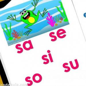 Imagen de portada del videojuego educativo:  ¿ Cuánto sabes de la letra S ?, de la temática Lengua