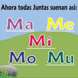 Imagen de portada del videojuego educativo:  ¿ Cuánto sabes de la letra M?, de la temática Lengua