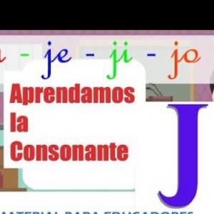 APRENDEMOS LA LETRA J