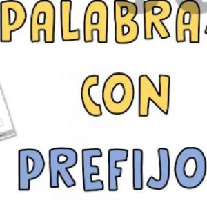 Palabras con prefijos