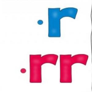 Palabras con "r y rr".