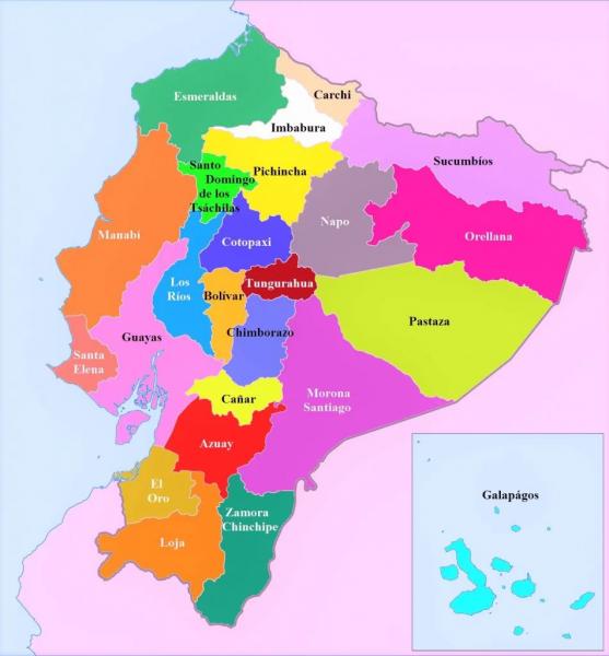 Ubicación del Ecuador
