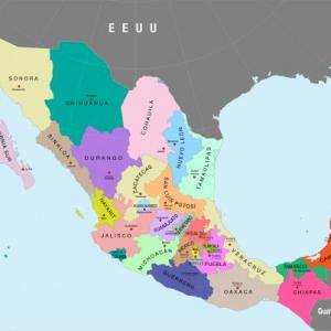 Estados y capitales de México