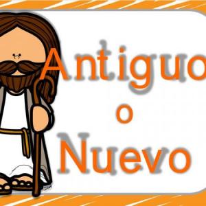 Imagen de portada del videojuego educativo: Antiguo o Nuevo Testamento, de la temática Religión