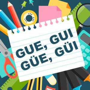 Palabras con gue, gui, güe y güi