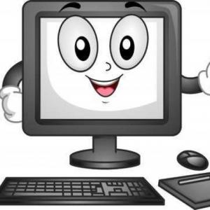 Imagen de portada del videojuego educativo: Partes de la computadora: Monitor, de la temática Informática