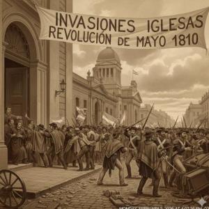 Invasiones inglesas y revolución de Mayo.