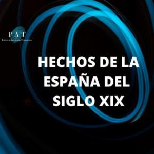 Imagen de portada del videojuego educativo: HECHOS DE LA ESPAÑA DEL SIGLO XIX VOL. I, de la temática Historia