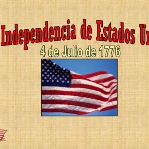 La Independencia de Estados Unidos