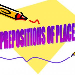 Portada del juego Prepositions of place. – Idiomas