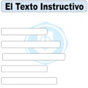 Imagen de portada del videojuego educativo: TEXTO iNSTRUCTIVO, de la temática Lengua