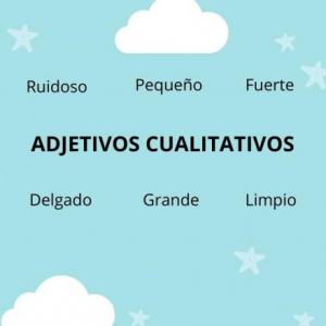 Portada del juego ADJETIVOS CUALITATIVOS – Idiomas