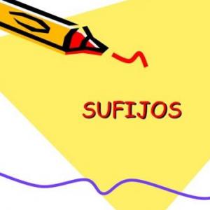 LOS SUFIJOS.