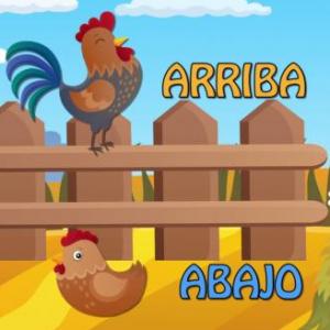 Imagen de portada del videojuego educativo: ¿ARRIBA O ABAJO?, de la temática Matemáticas