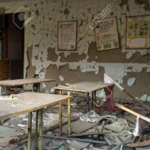 Escuela en ruinas