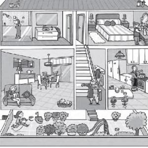 Imagen de portada del videojuego educativo: PART OF THE HOUSE, de la temática Informática