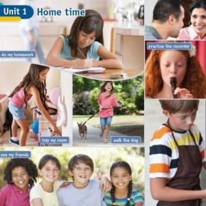 Imagen de portada del videojuego educativo: HOME TIME UNIT 1 , de la temática Idiomas