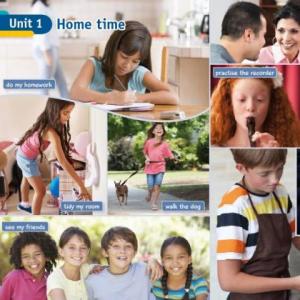 Imagen de portada del videojuego educativo: home time , de la temática Idiomas