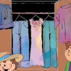 Imagen de portada del videojuego educativo: CLOTHES 2ND GRADE21, de la temática Lengua