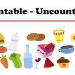Imagen de portada del videojuego educativo: COUNTABLE AND UNCOUNTABLE NOUNS, de la temática Idiomas